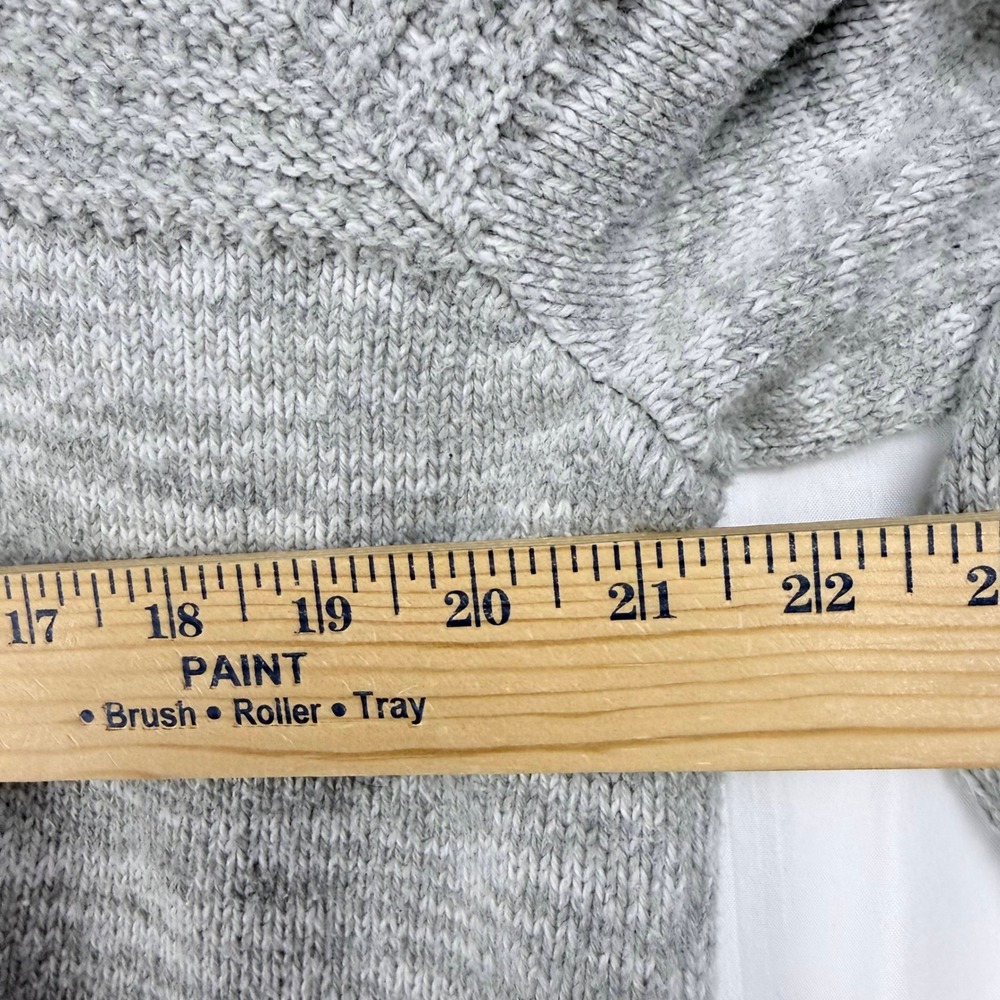 Goodfellow & Co Button Sweater Mens L Gray Textured Knit Grandpa Core Minimalist - Picture 7 of 8